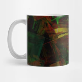 Abstract green ghost demon hell gate Mug